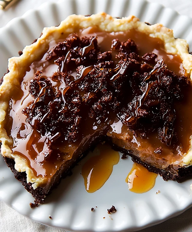 Karamell Crunch Tarte