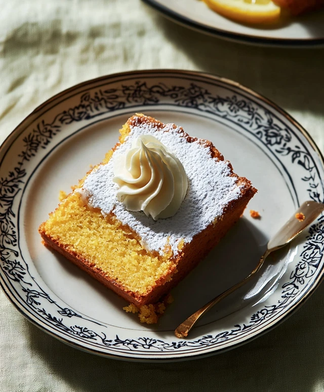 Zitronen Kurkuma Teekuchen