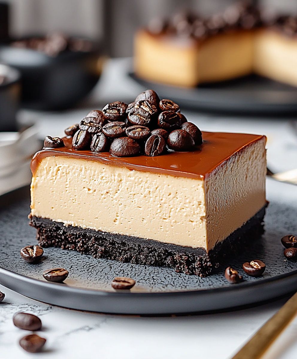 Espresso Käsekuchen backen