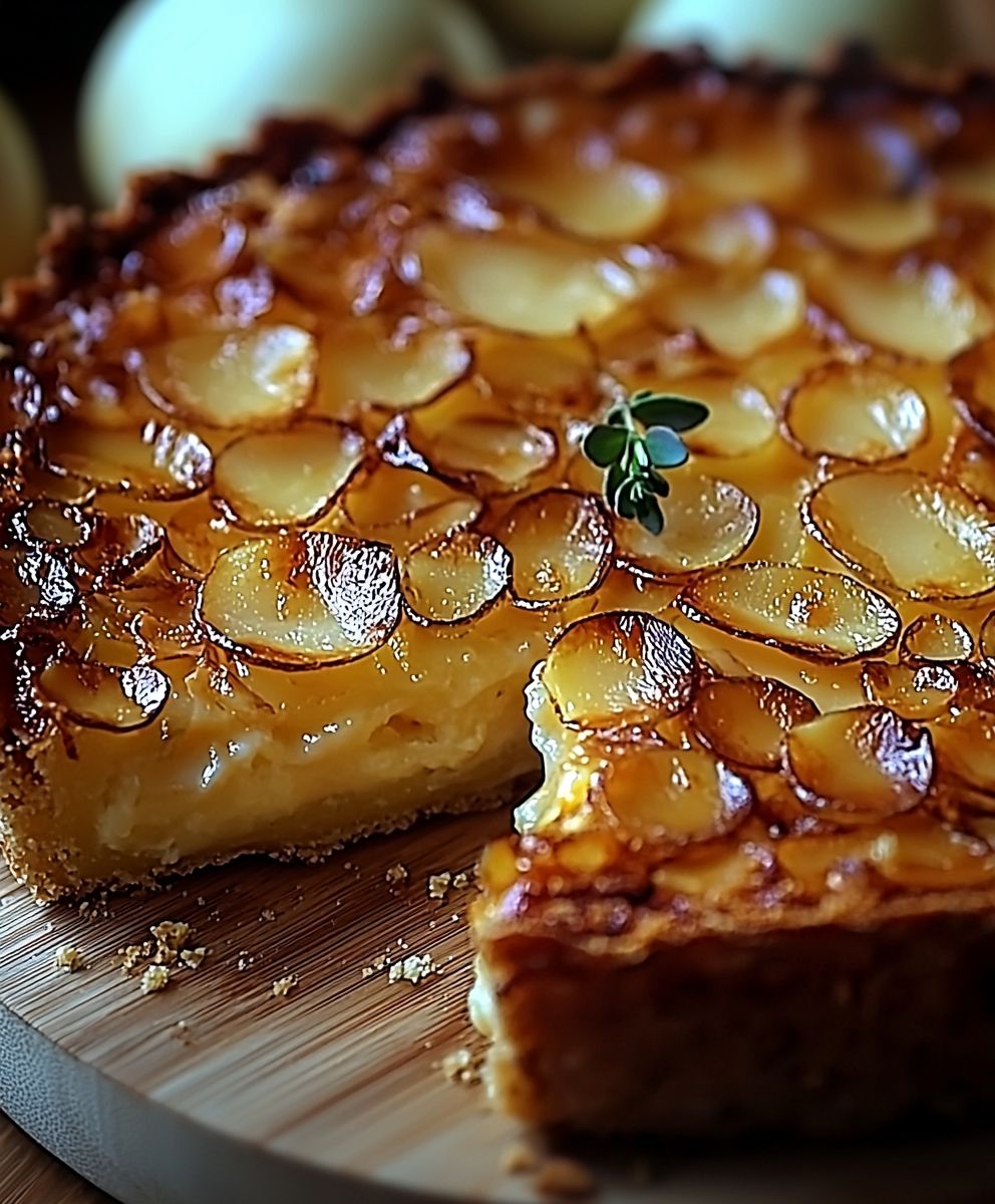 Zwiebel Clafoutis mit Emmentaler