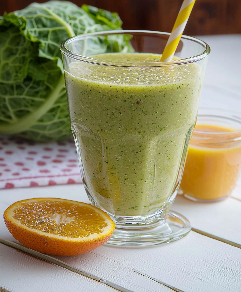 Orangen Wirsing Smoothie