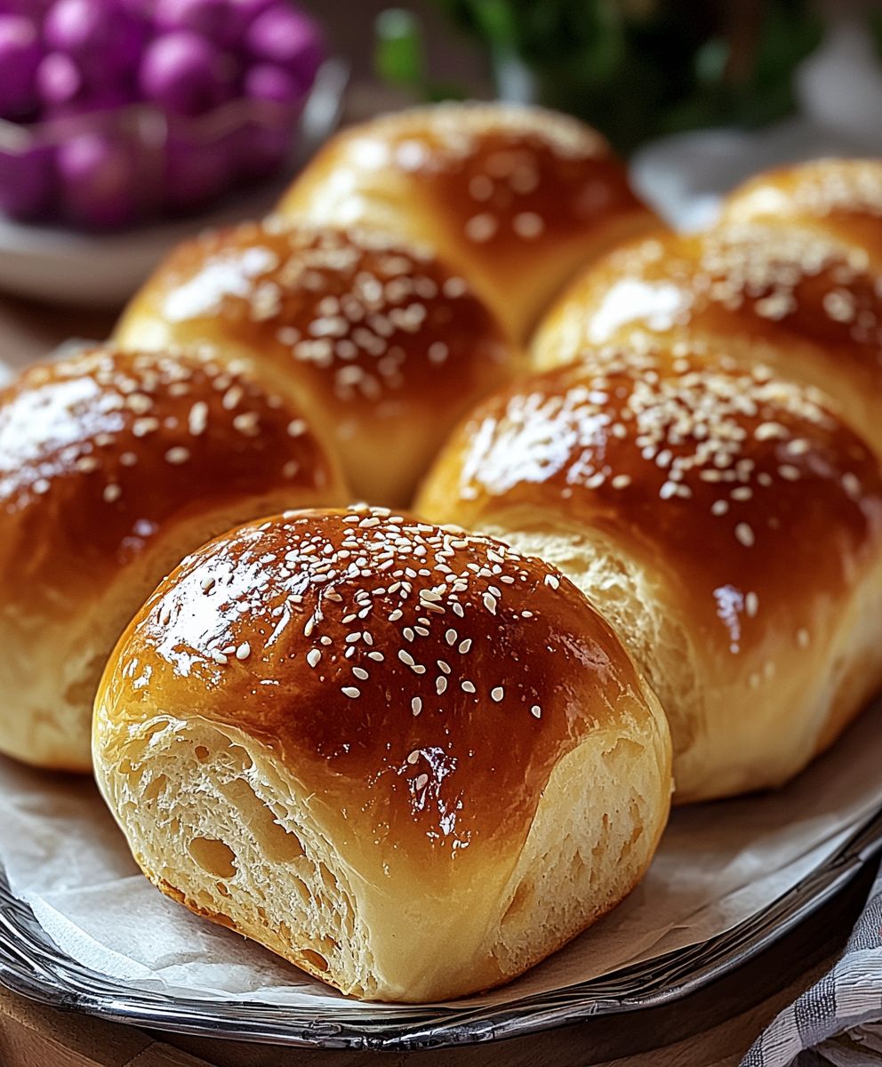 Französische Milchbrötchen backen