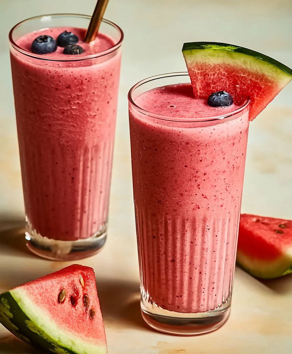 Cremiger Wassermelonen-Smoothie