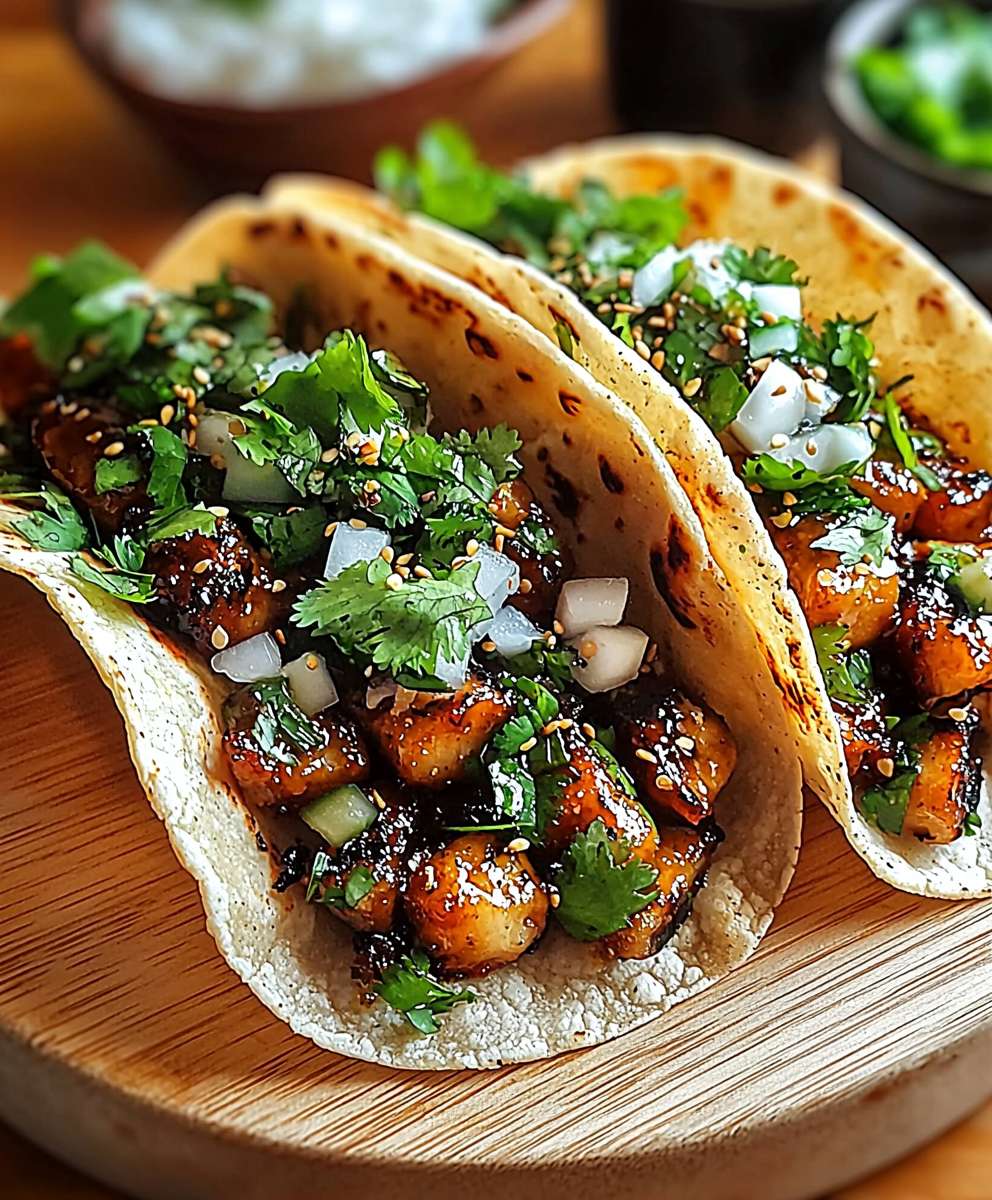 Smash Dumpling Tacos