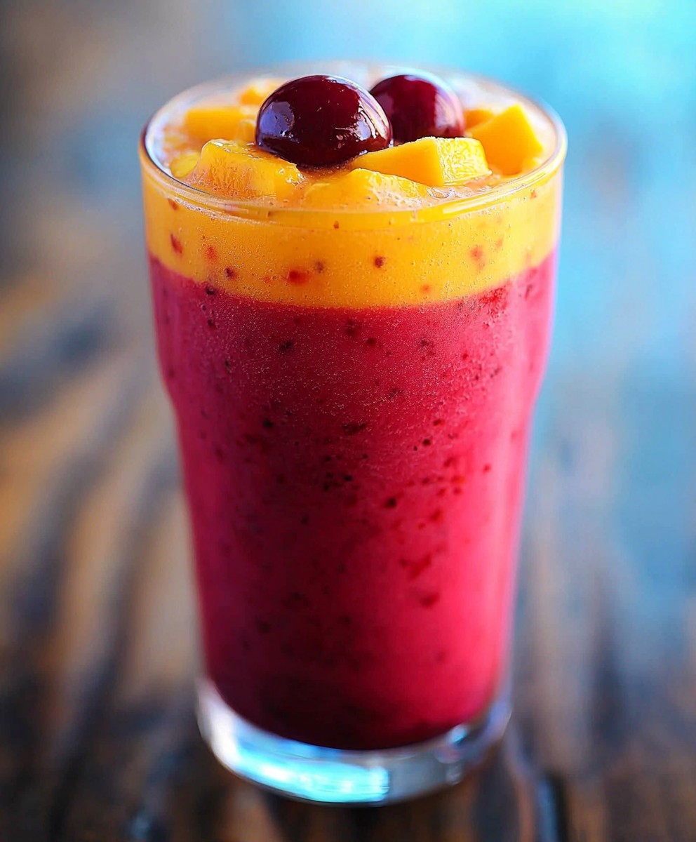 Kirsch-Mango-Smoothie