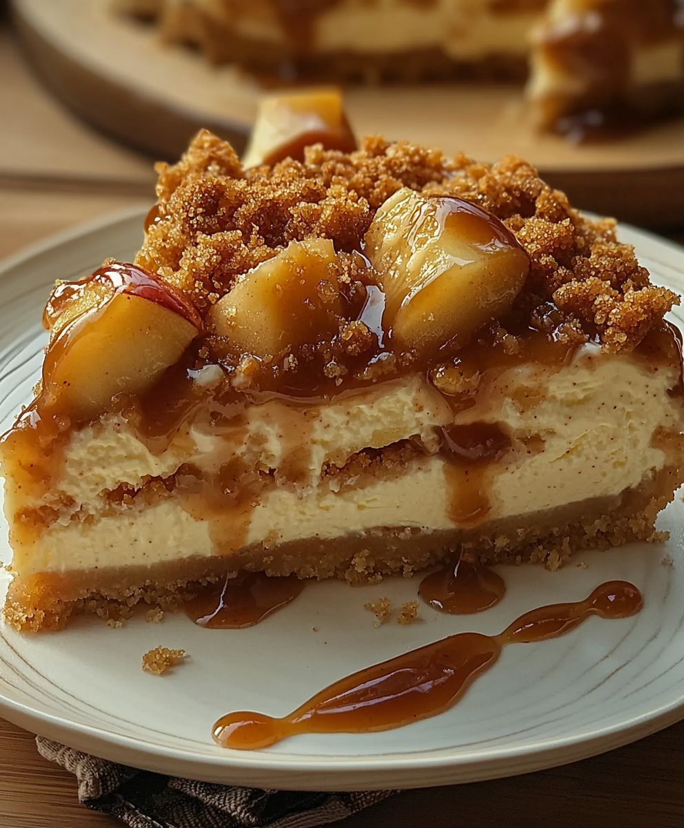 Apfel Käsekuchen ohne Backen