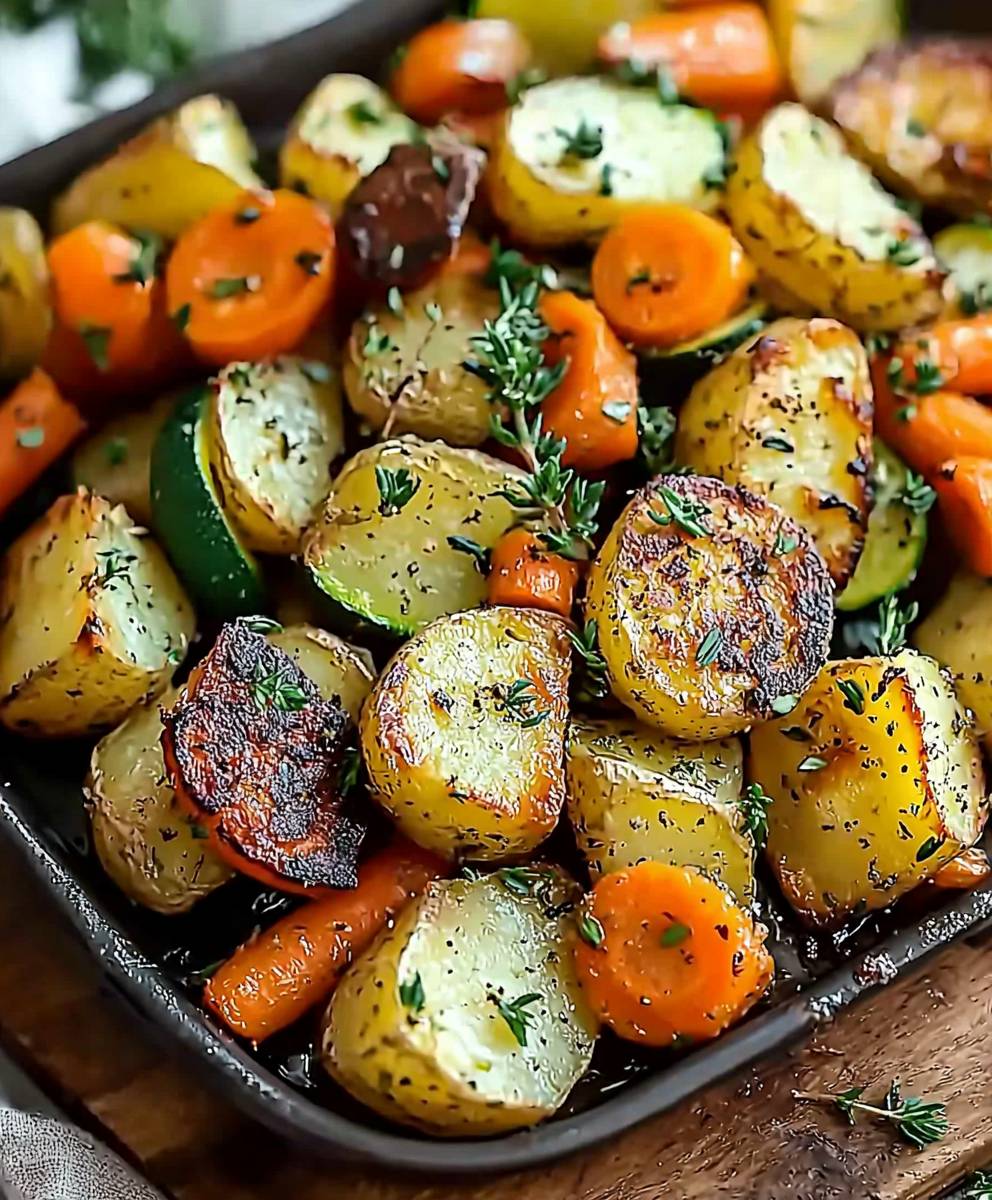 Bratkartoffeln mit Gemüse