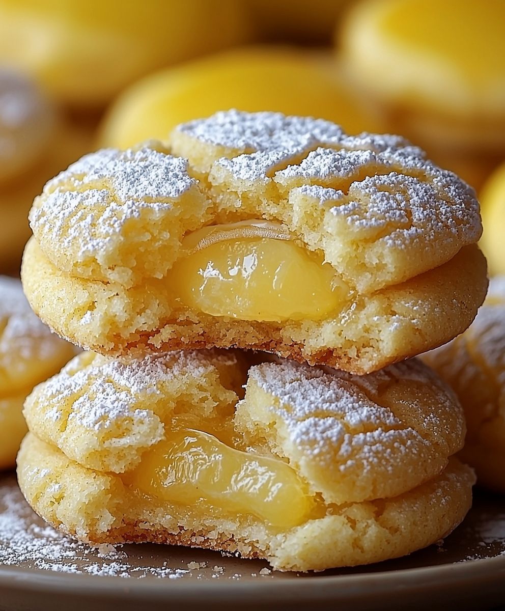 Gefüllte Zitronenkekse backen