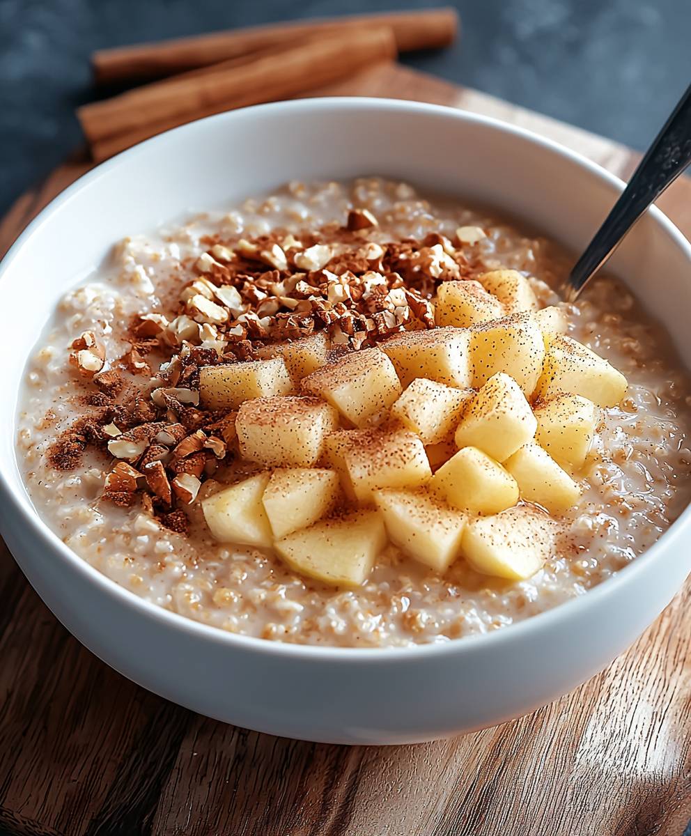 Apfel Zimt Porridge