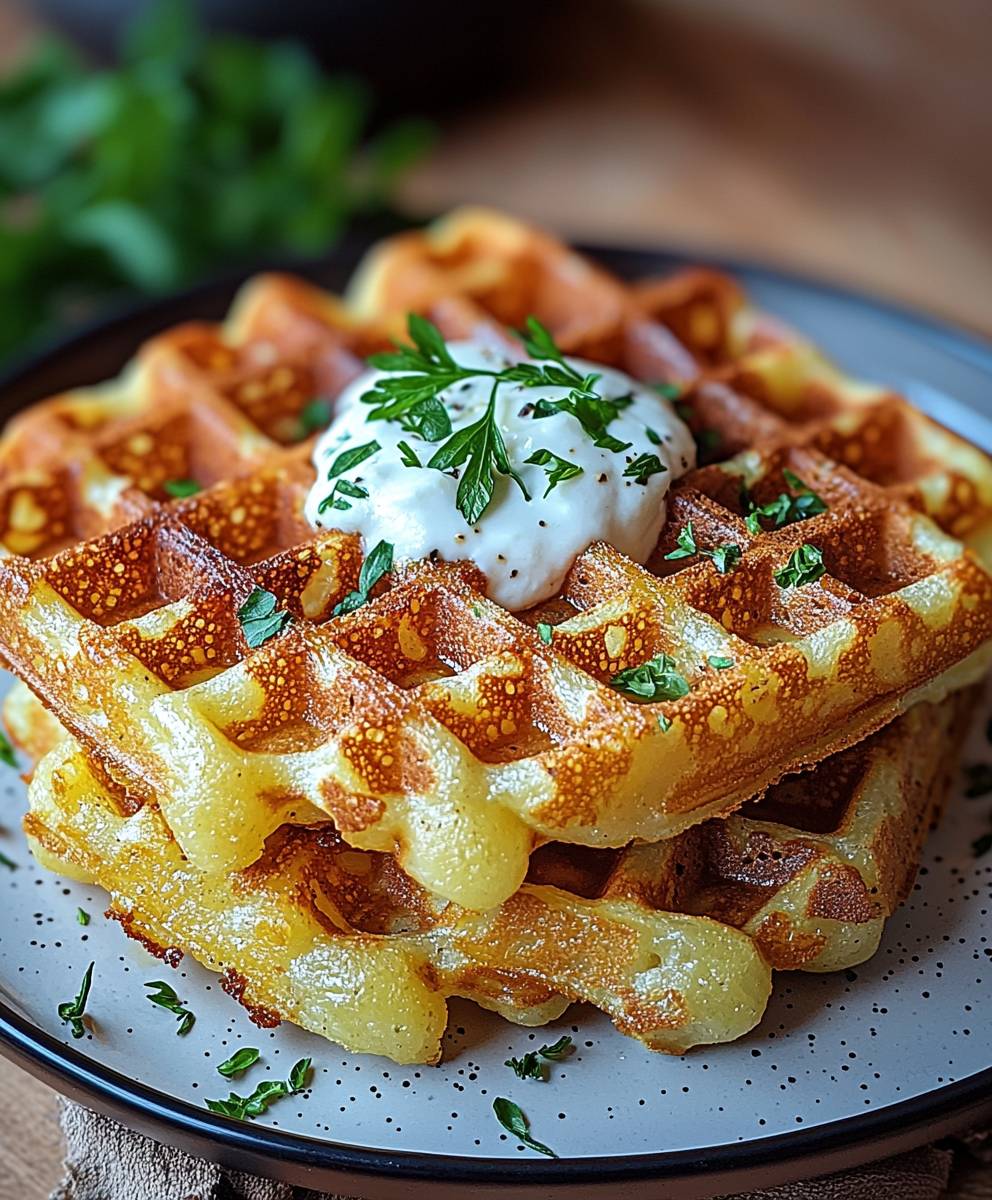 Kartoffelwaffeln einfach knusprig