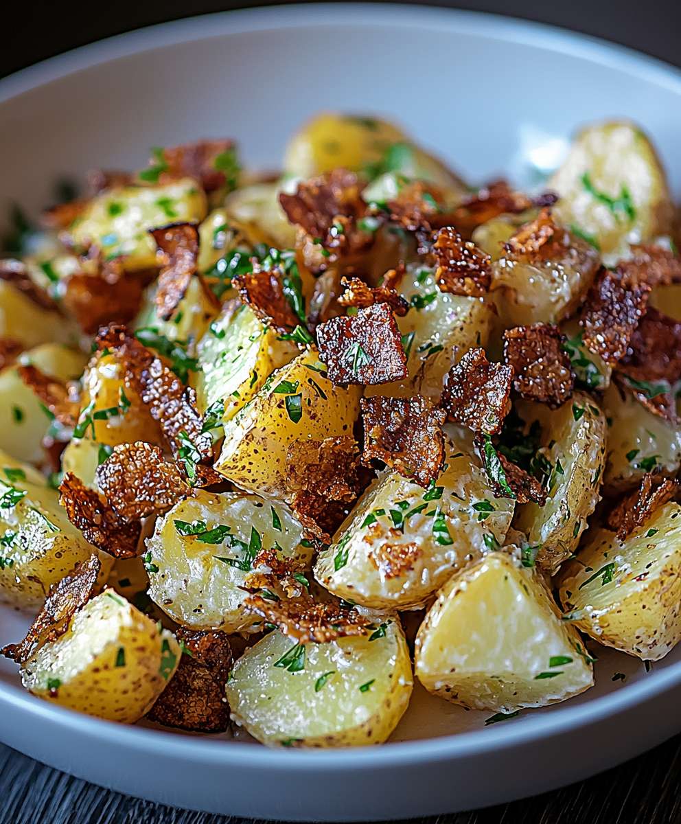 Knuspriger Kartoffelsalat