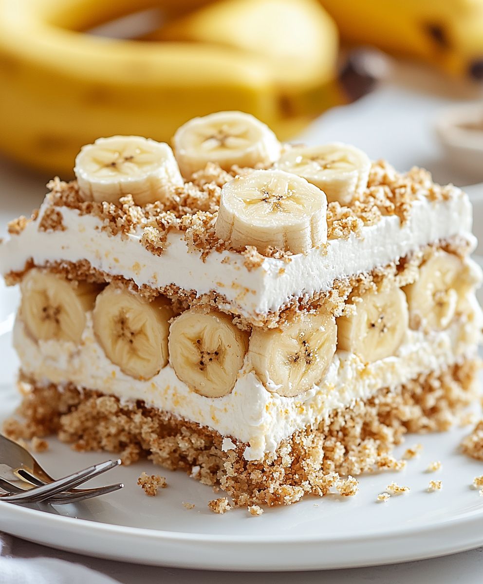 Bananen Eisbox Kuchen