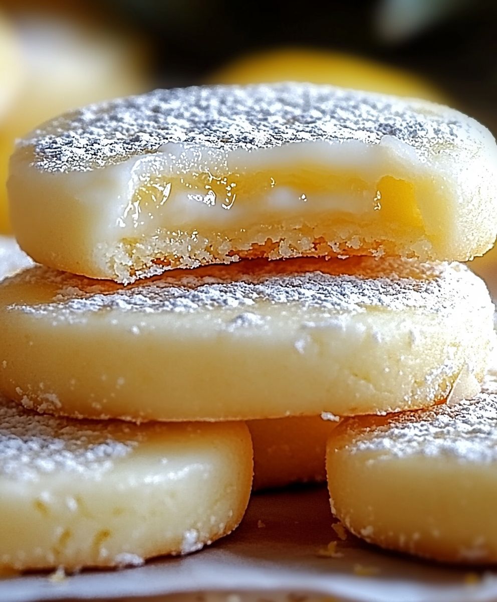 Pikante Zitronen Meltaway Kekse