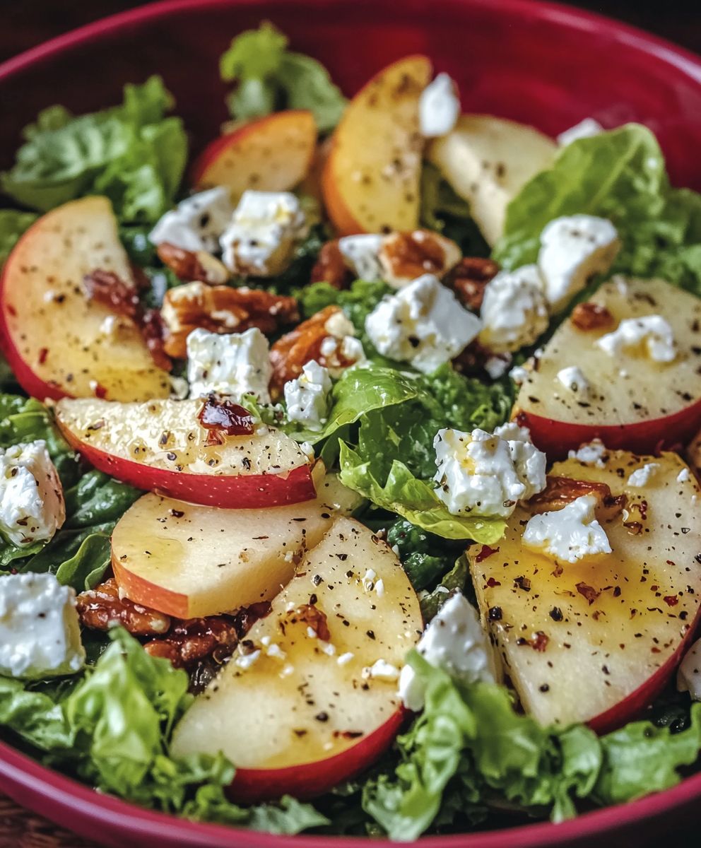 Honigcrisp Apfel Feta Salat