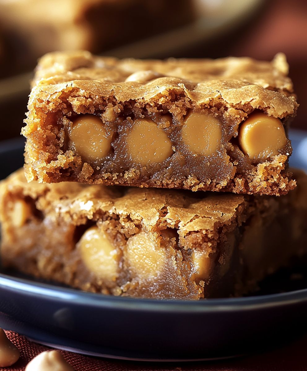 Zähe Butterscotch Blondies