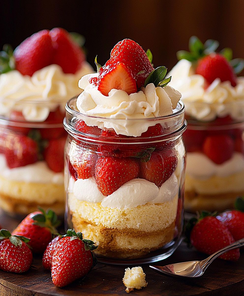 Erdbeer Shortcake Trifle