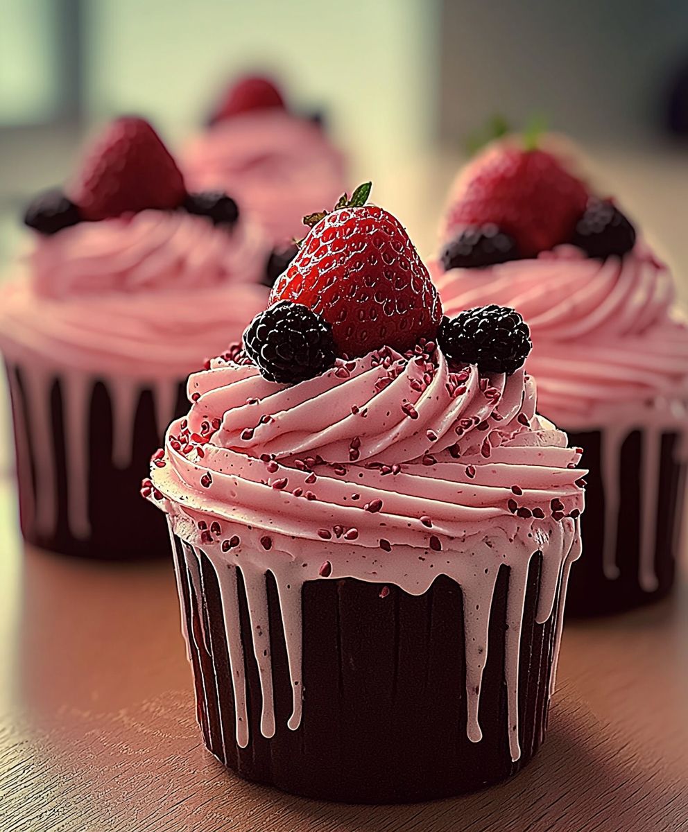 Erdbeer Buttercreme selber machen