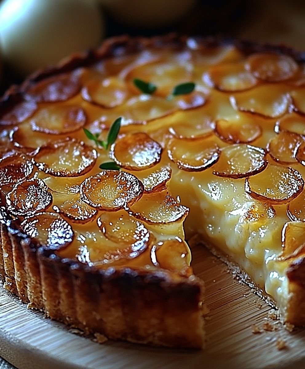 Zwiebel Clafoutis mit Emmentaler