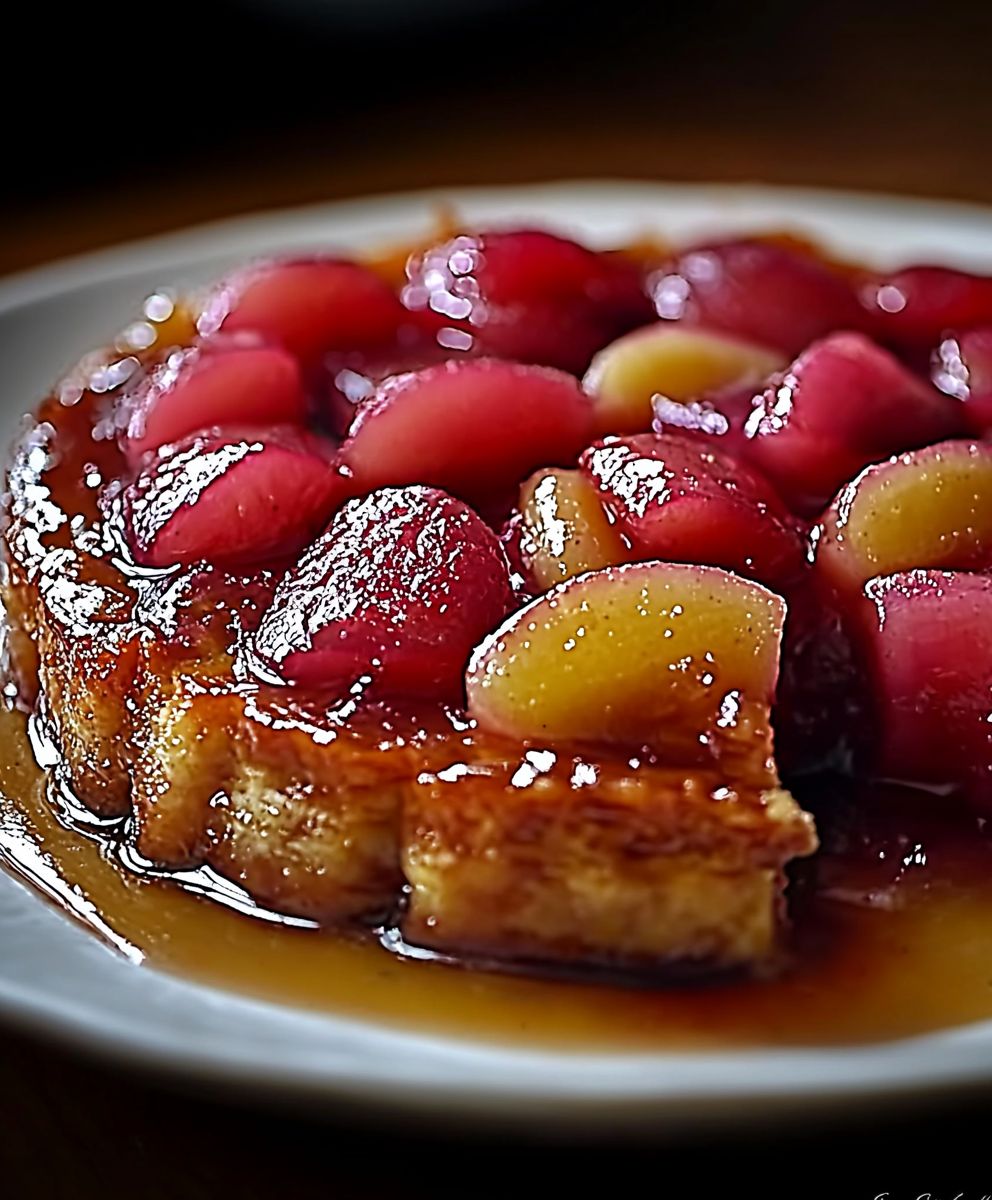 Rhabarber Tarte Tatin