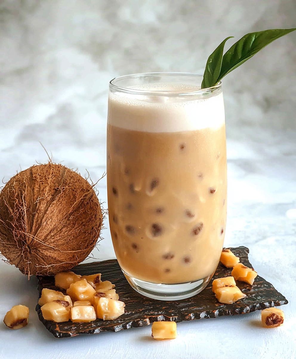 Kokosmilchtee zubereiten