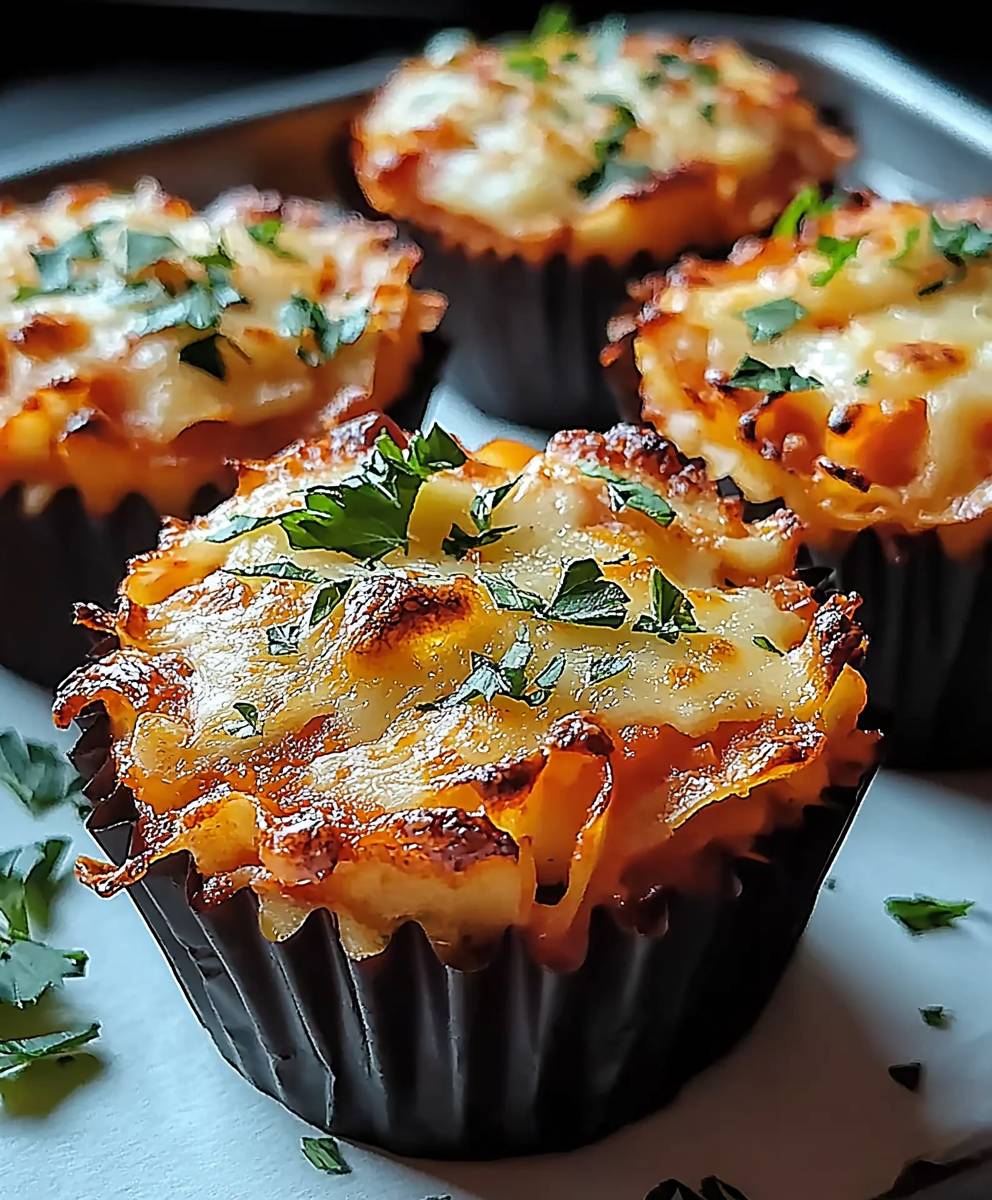 Gemüse Lasagne Muffins