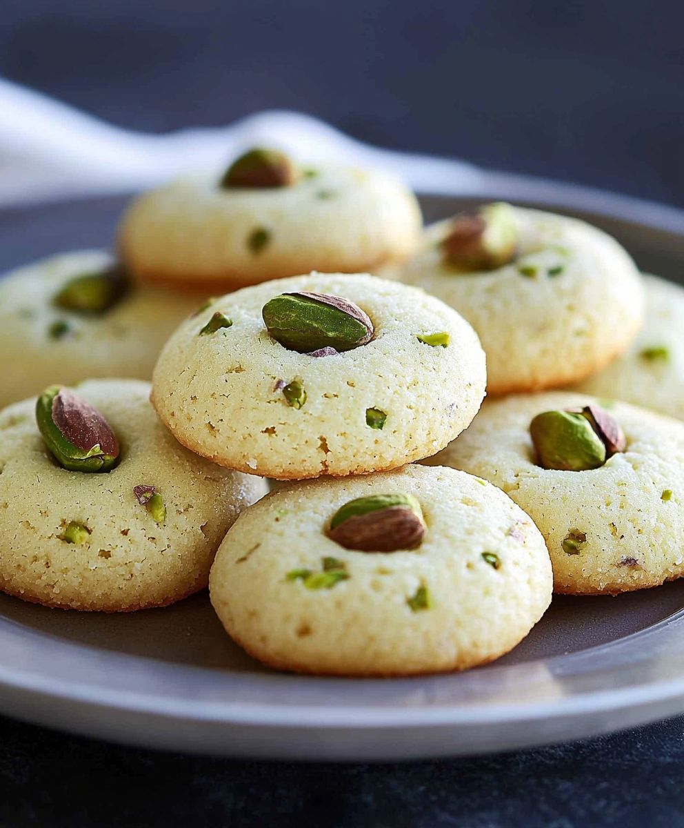 Pistazien Shortbread Hügel