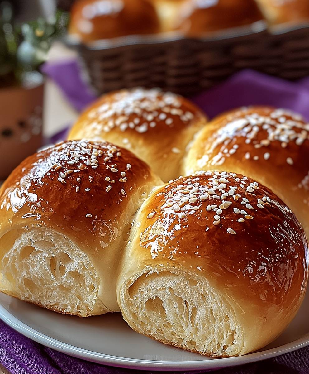 Französische Milchbrötchen backen