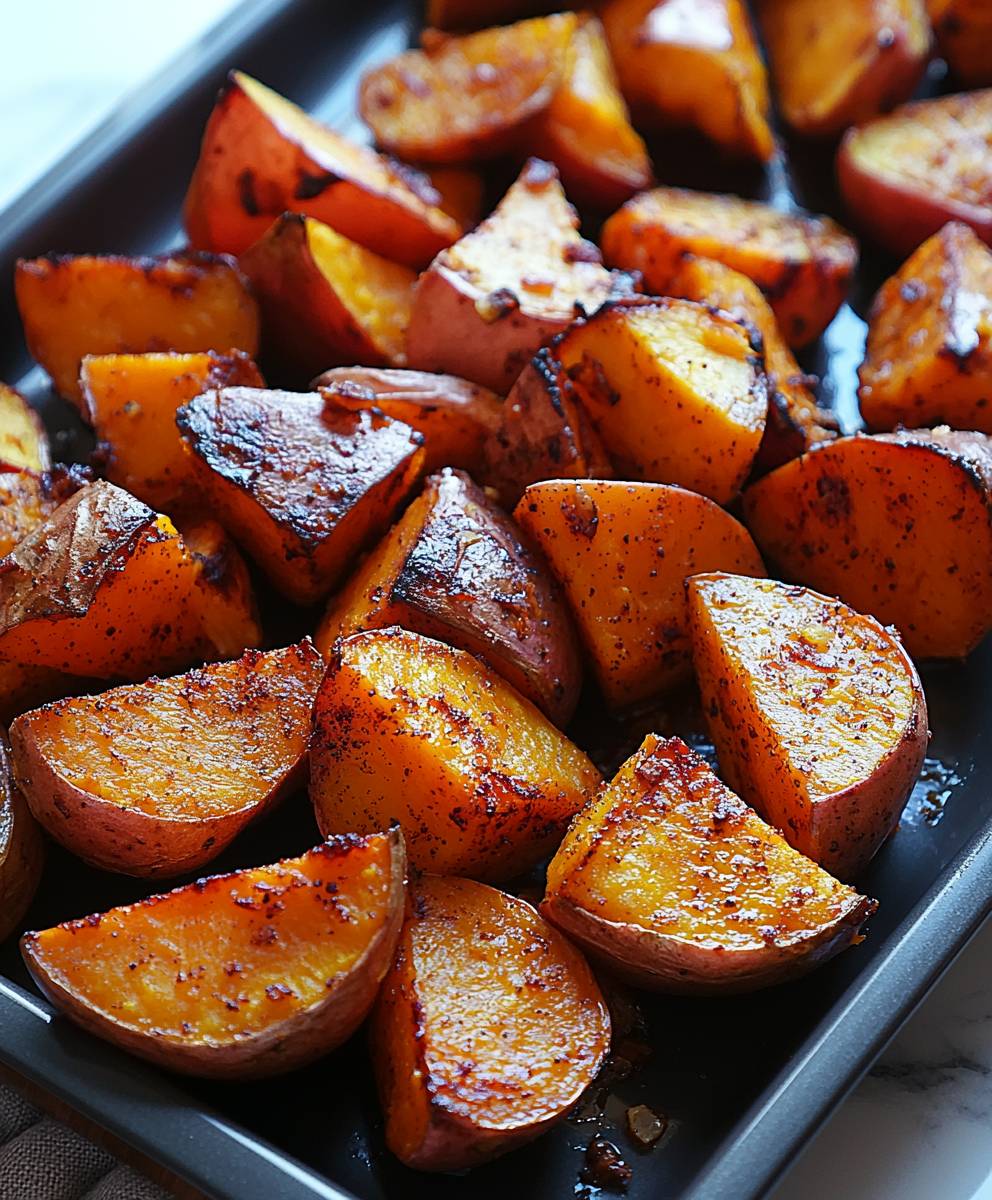 Süßkartoffeln Apfel Zimt