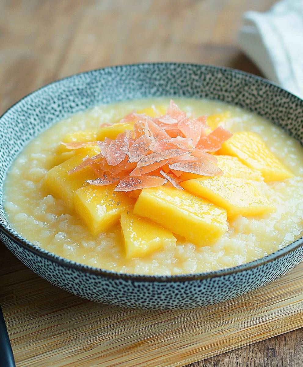Sago Grapefruit Mango Dessert