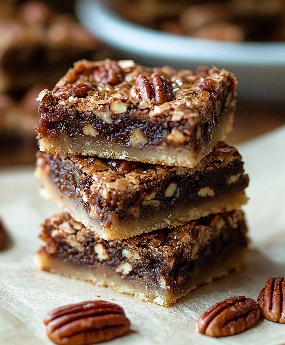 Pekannusskuchen Brownies