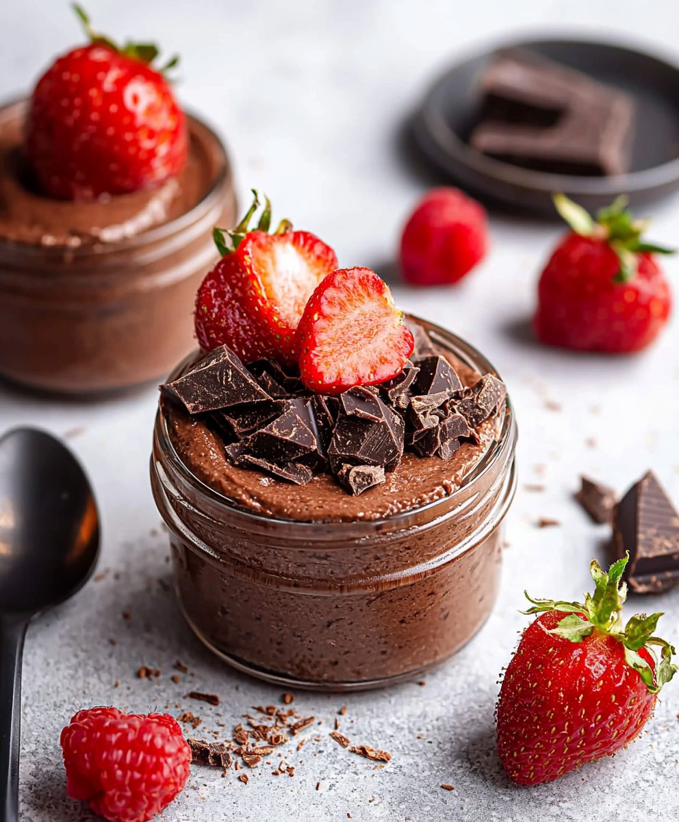 cremige Schokoladenmousse ohne Ei