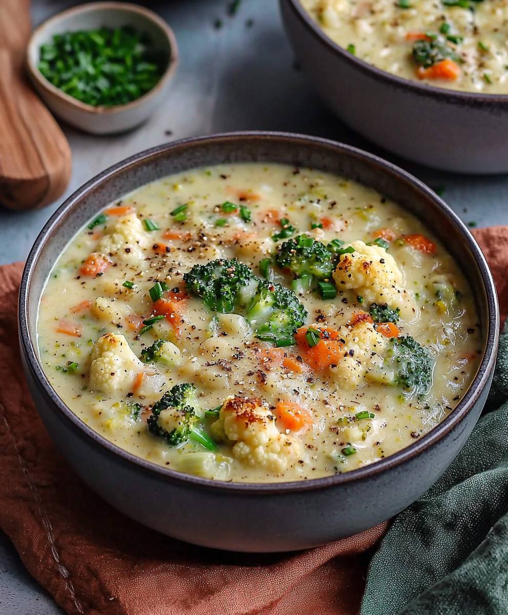 Cremige Cheddar-Brokkoli-Suppe