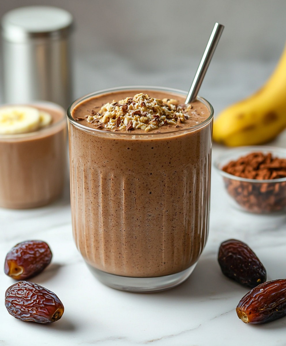 Schokoladen Erdnussbutter Smoothie