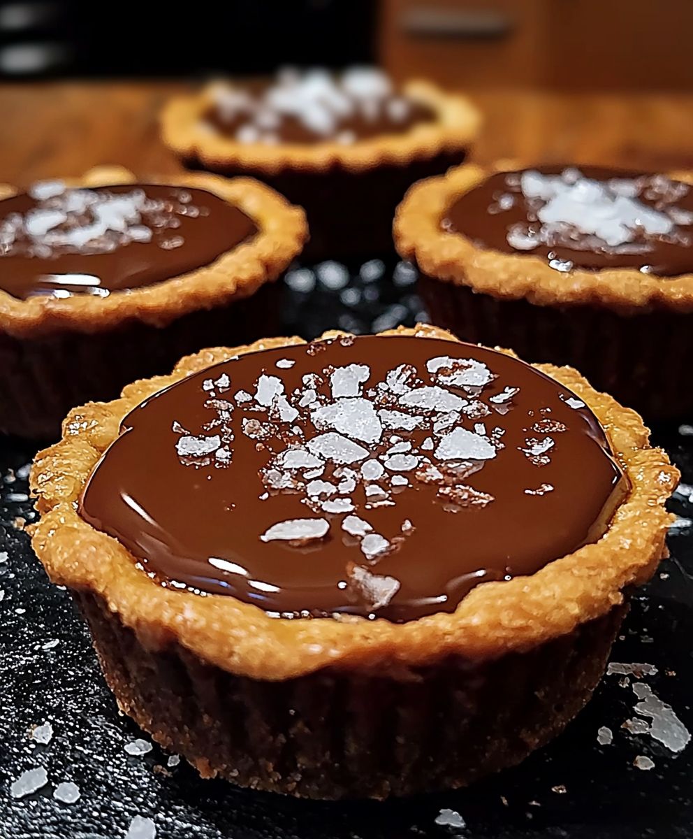 Schokoladen Karamell Törtchen