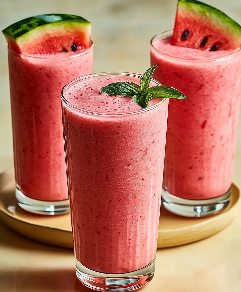 Cremiger Wassermelonen-Smoothie