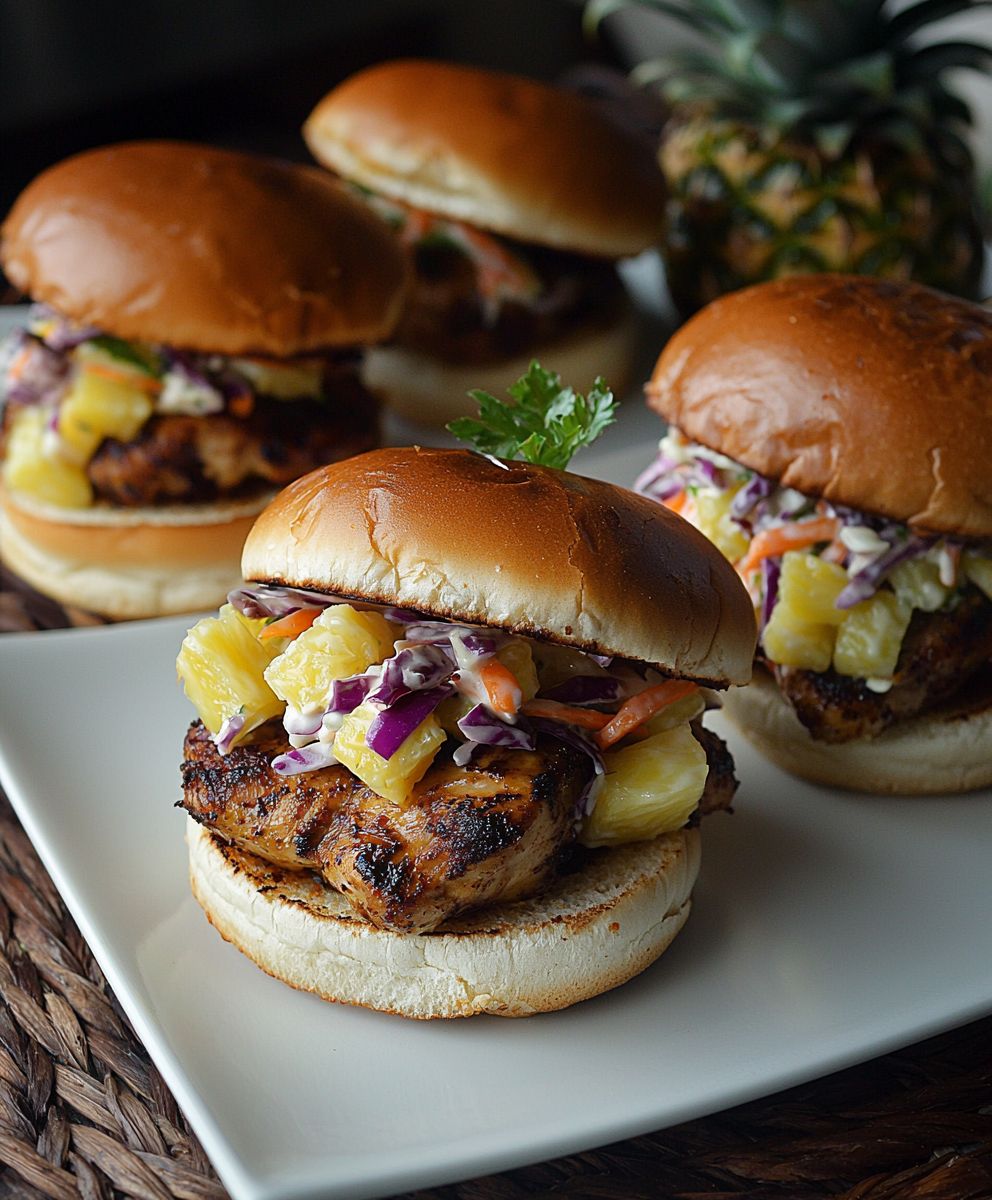 Jerk Chicken Sliders
