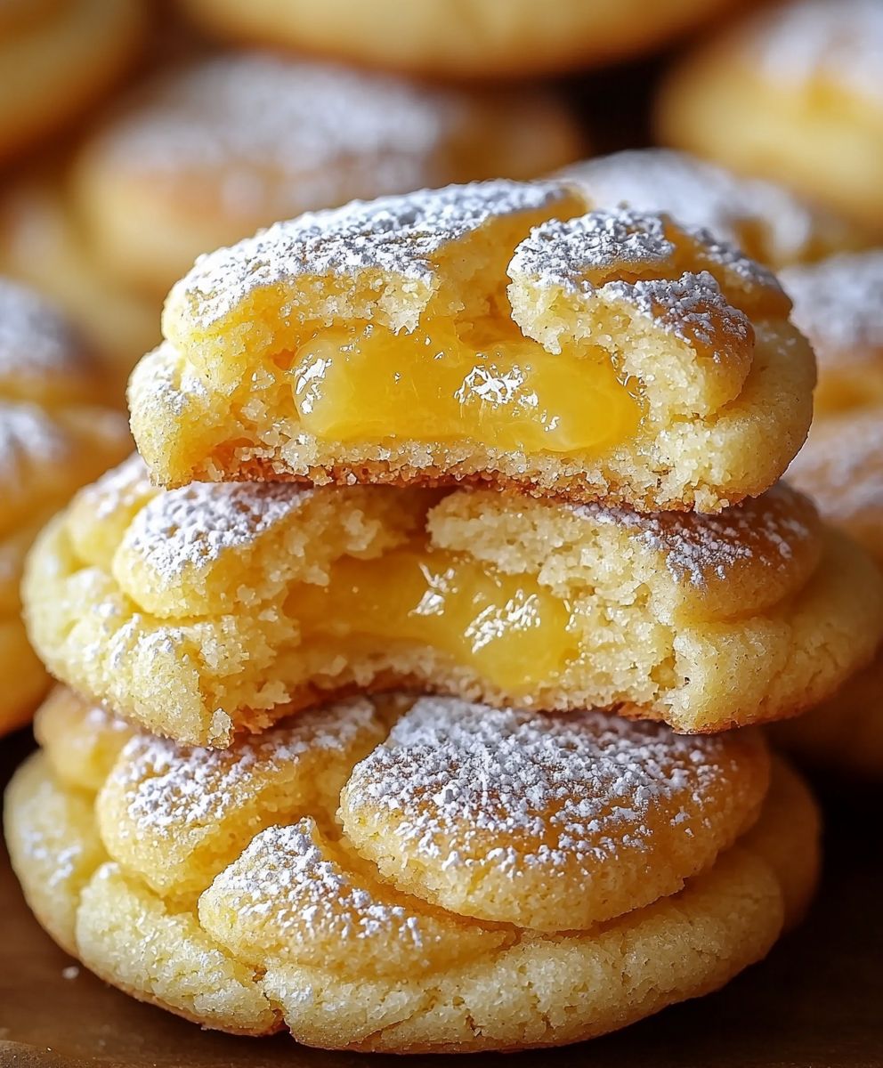 Gefüllte Zitronenkekse backen