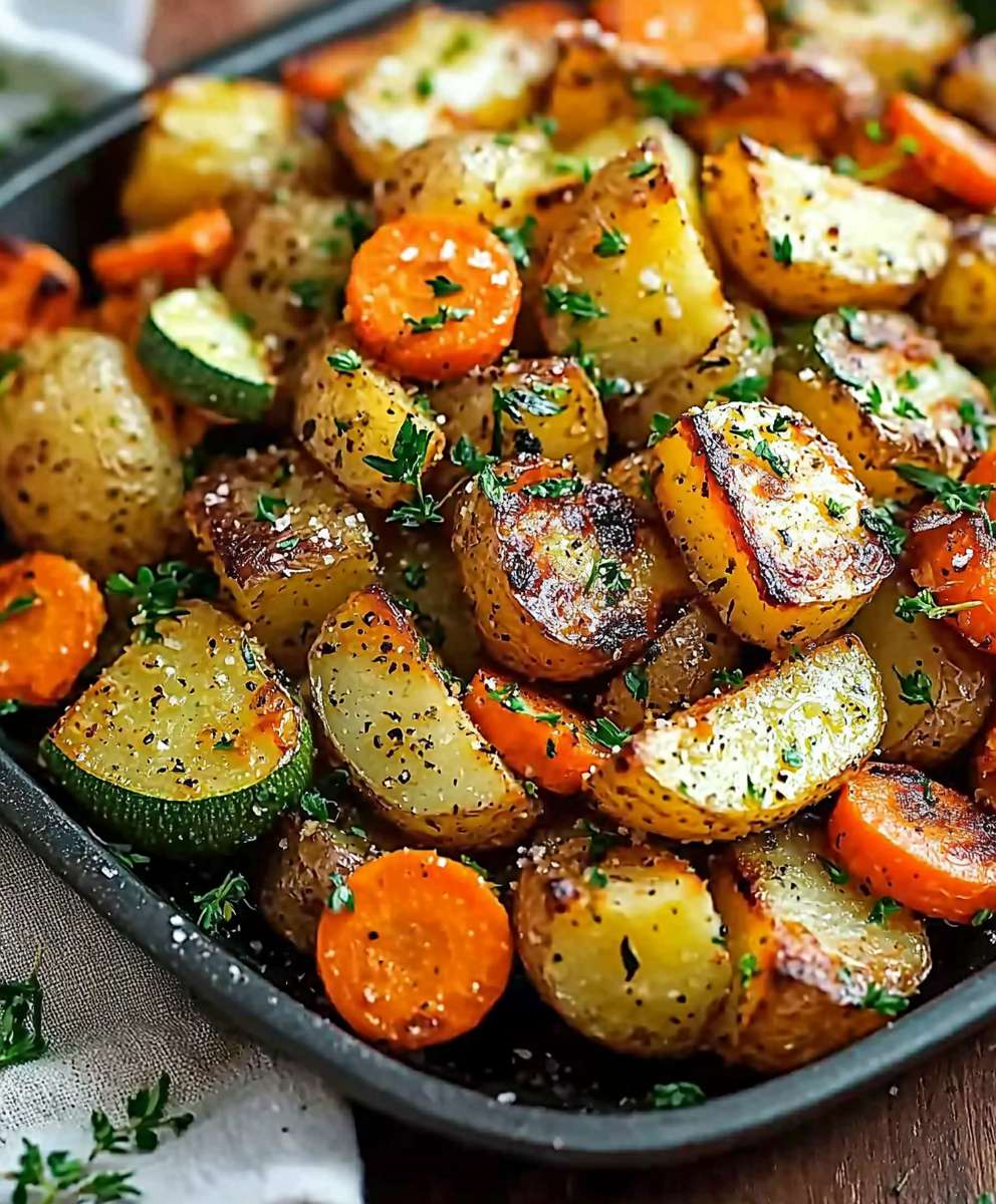 Bratkartoffeln mit Gemüse