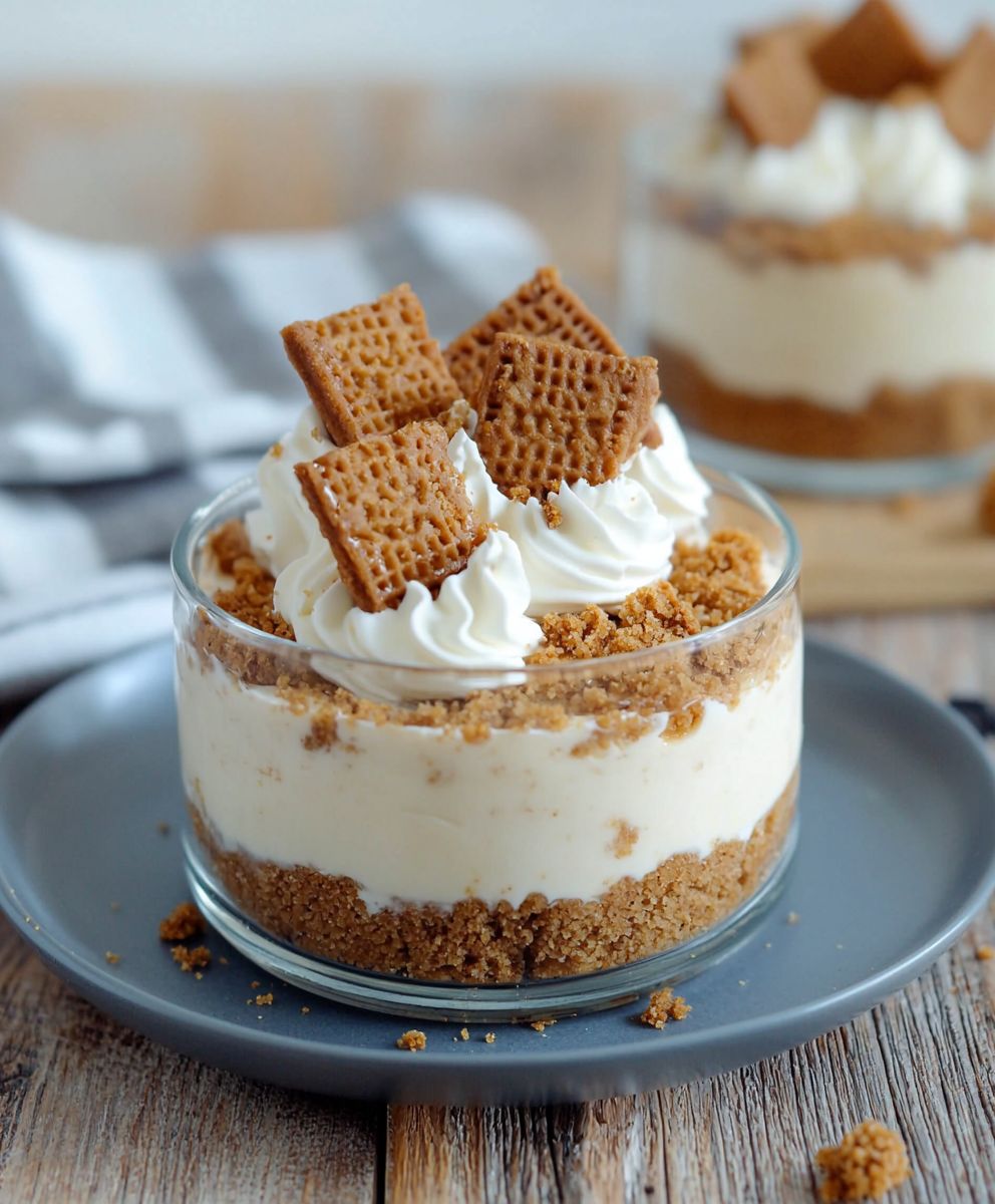 Biscoff Käsekuchen ohne Backen