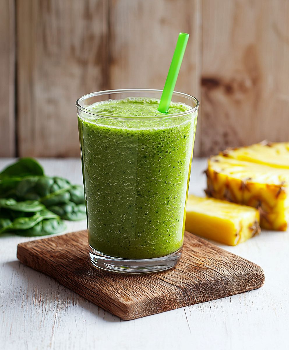 Spinat Ananas Smoothie