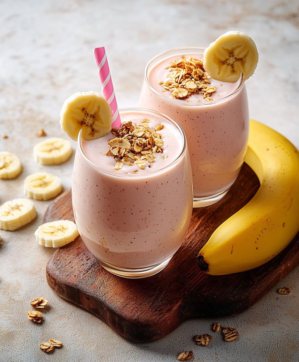 Bananen Kokosmilch Shake