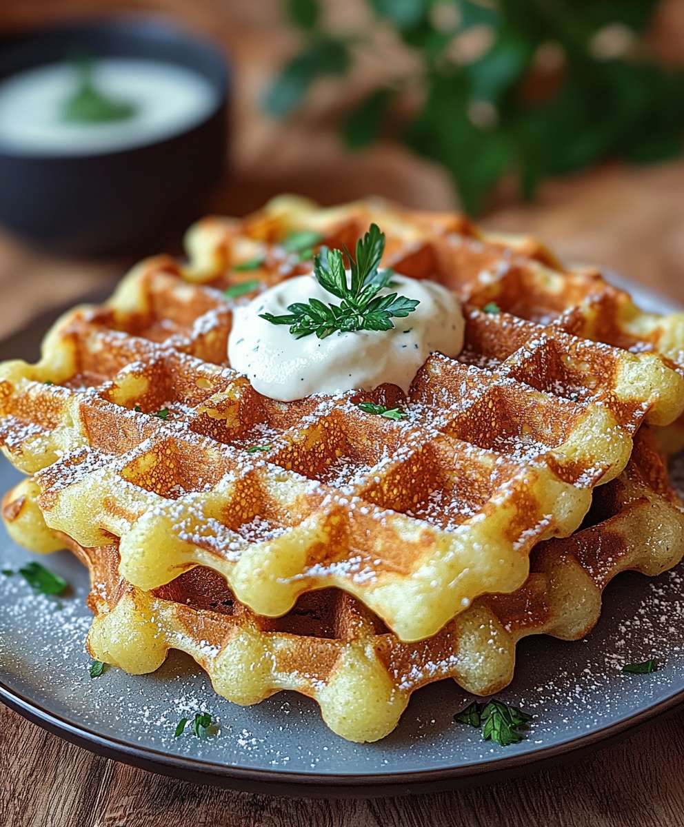 Kartoffelwaffeln einfach knusprig