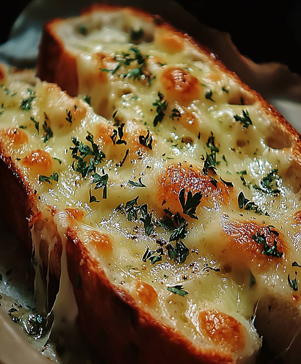 Käse Knoblauch Brot backen