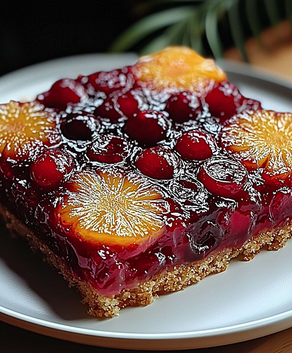 Cranberry Ananas Kuchen backen