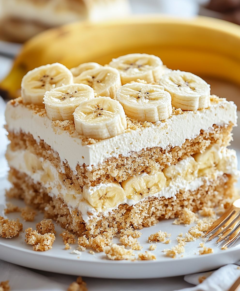 Bananen Eisbox Kuchen