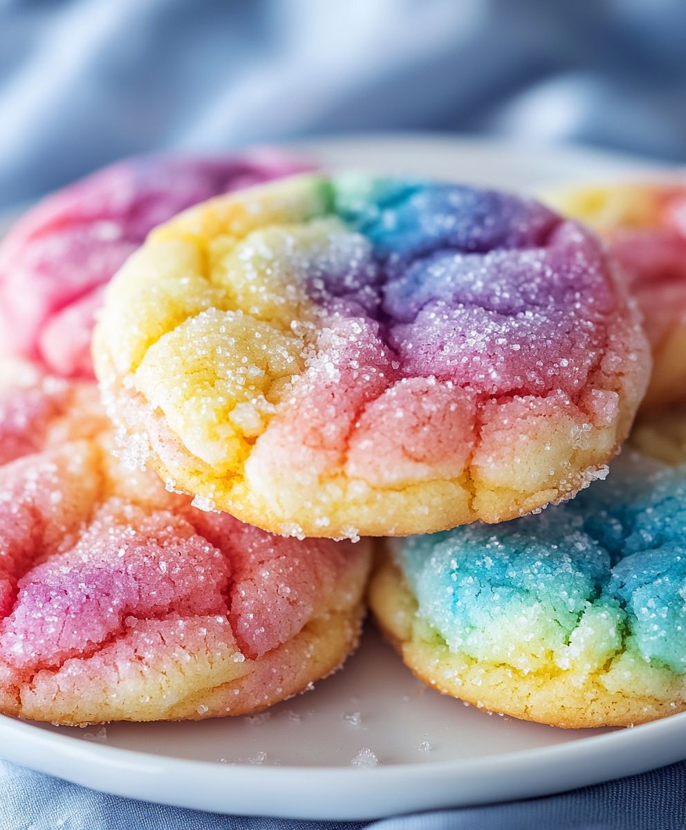 Tie Dye Kekse backen