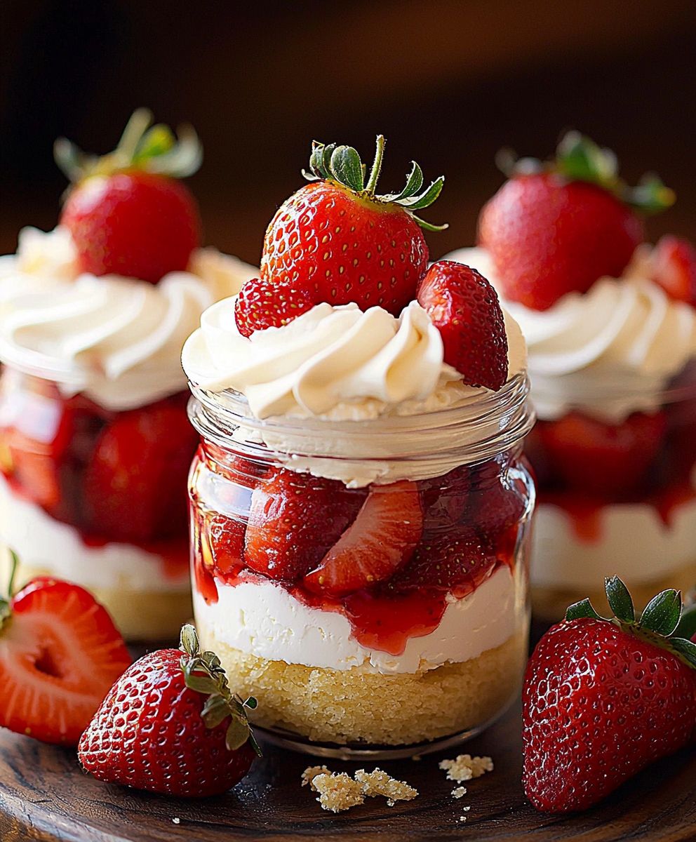 Erdbeer Shortcake Trifle