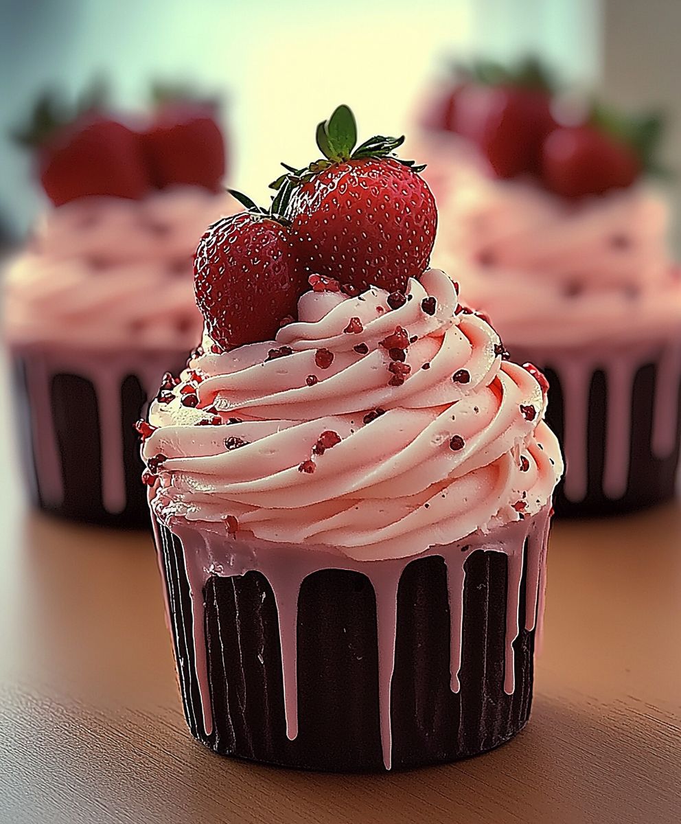 Erdbeer Buttercreme selber machen