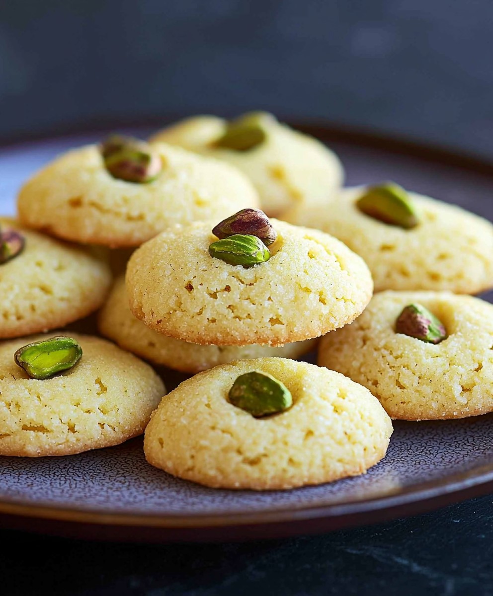 Pistazien Shortbread Hügel