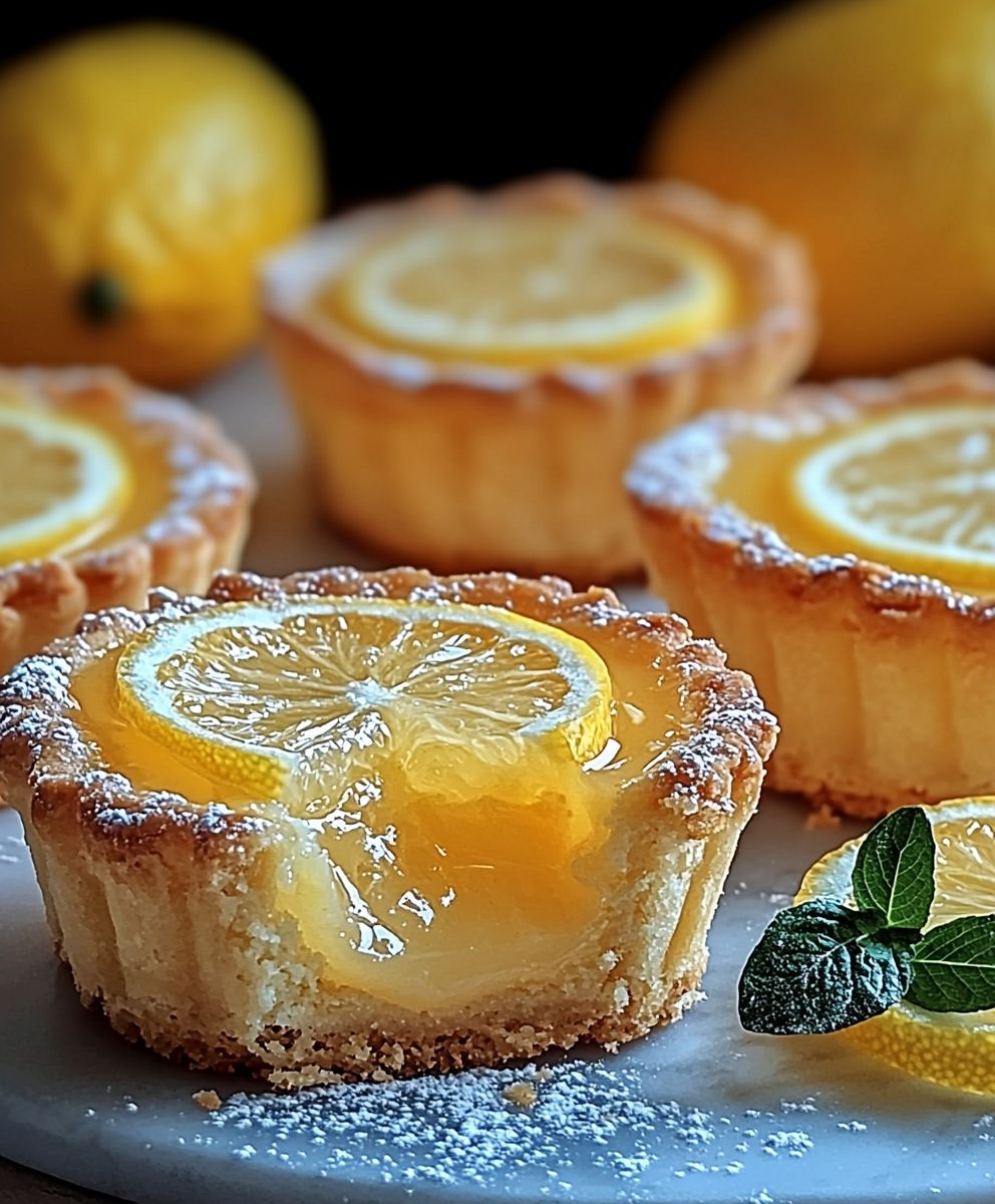 Zitronen Tartelettes backen